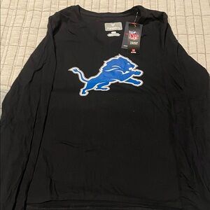 Fanatics Detroit Lions Black V-Neck Shirt